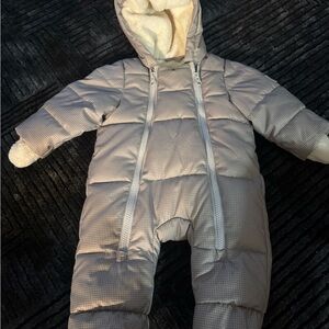 Polarn O. Pyret Gray Houndstooth Snowsuit